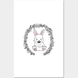 Bunny Love Posters and Art